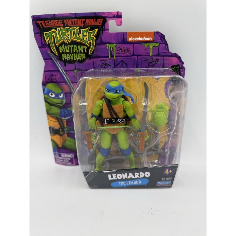 Teenage Mutant Ninja Turtles: Mutant Mayhem Leonardo Action Figure- New G82